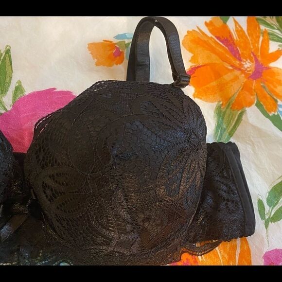 💥Hecho lace Embroidery Floral sexy Bras 34:A - Picture 12 of 12